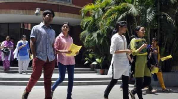 Last year, Lady Shri Ram College had a 100 per cent cut-off for three courses.&nbsp; (Hindustan Times)