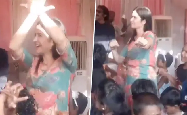 कैटरीना कैफ ने स्कूली बच्चों के साथ खूब की मस्ती, थलपति विजय के हिट नंबर 