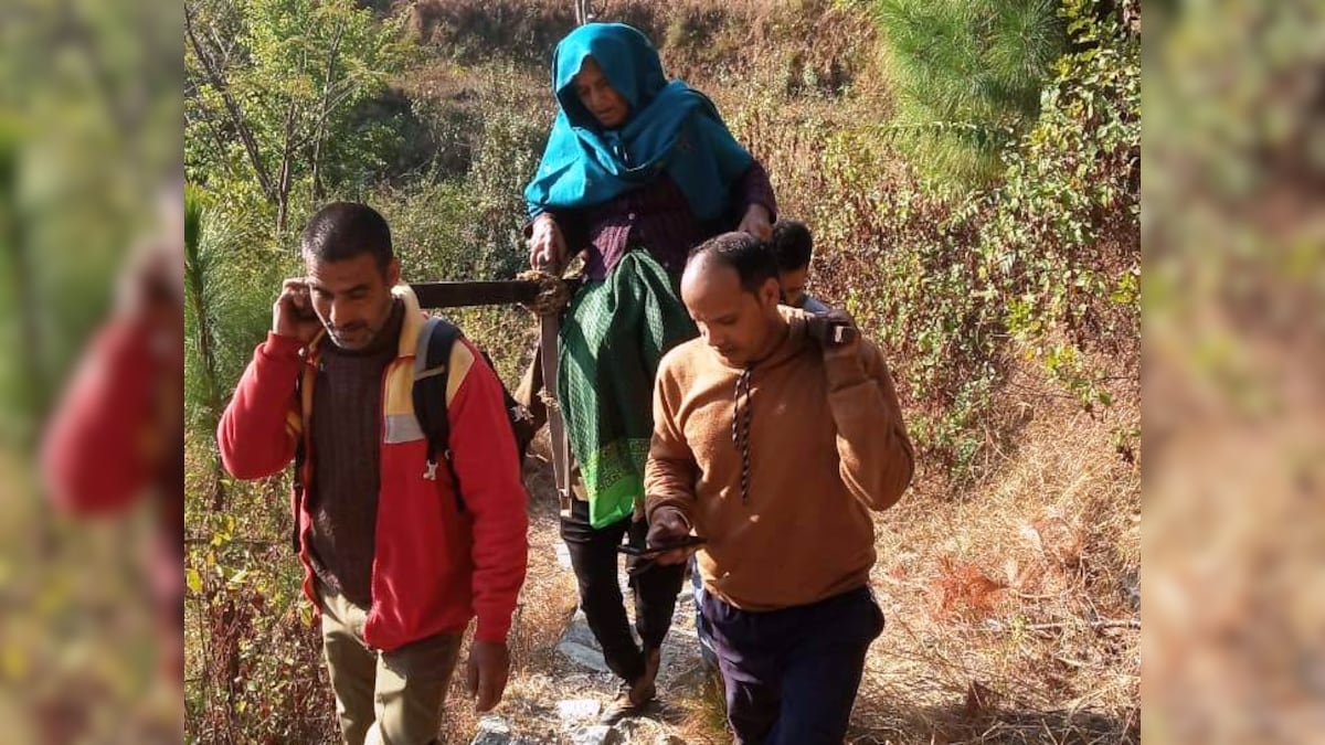Chamoli News: 22 साल से मूलभूत सुविधाओं की बाट जोह रहे ग्रामीण, सड़क न होने से डंडी-कंडी ही बीमारों का सहारा