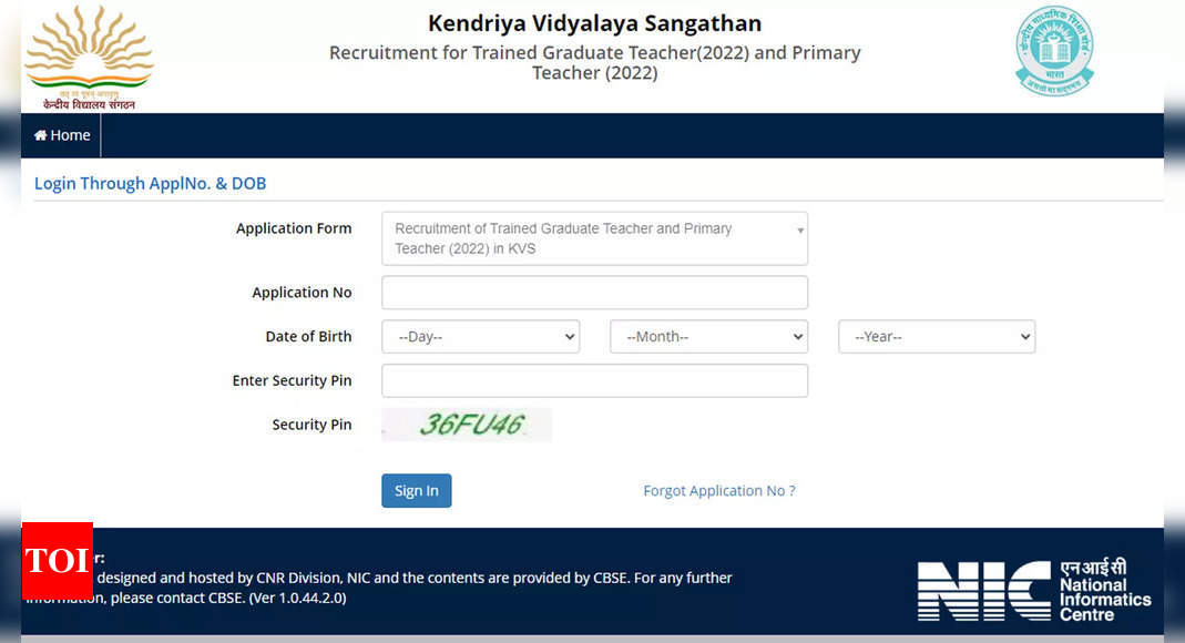 KVS releases final answer key for Primary Teacher 2022 on kvsangathan.nic.in; download interview call letter here - Times of India