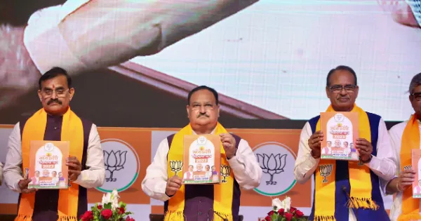 नड्डा ने जारी किया भाजपा का संकल्प पत्र