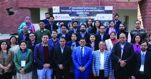 इनफार्मेशन मैनेजमेंट विषय पर इंटरनेशनल कॉन्फ्रेंस 
