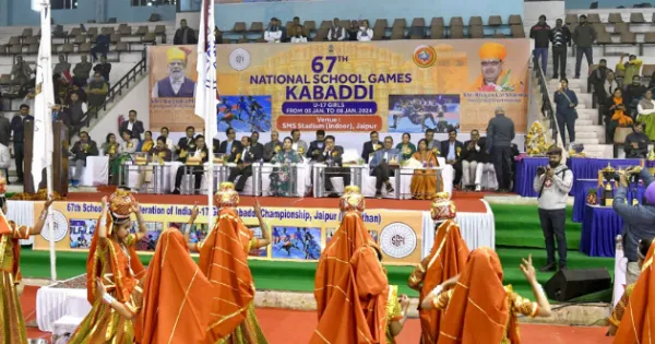 दिया कुमारी ने 67वीं राष्ट्रीय बालिका कबड्डी प्रतियोगिता का किया शुभारंभ