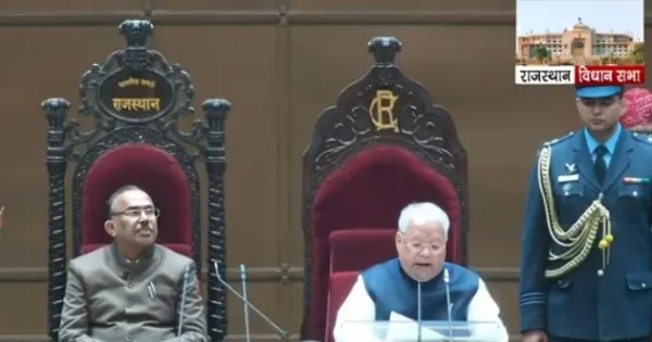 विधानसभा का सत्र शुरू, कलराज मिश्र के अभिभाषण में दिखा भजनलाल सरकार का विजन