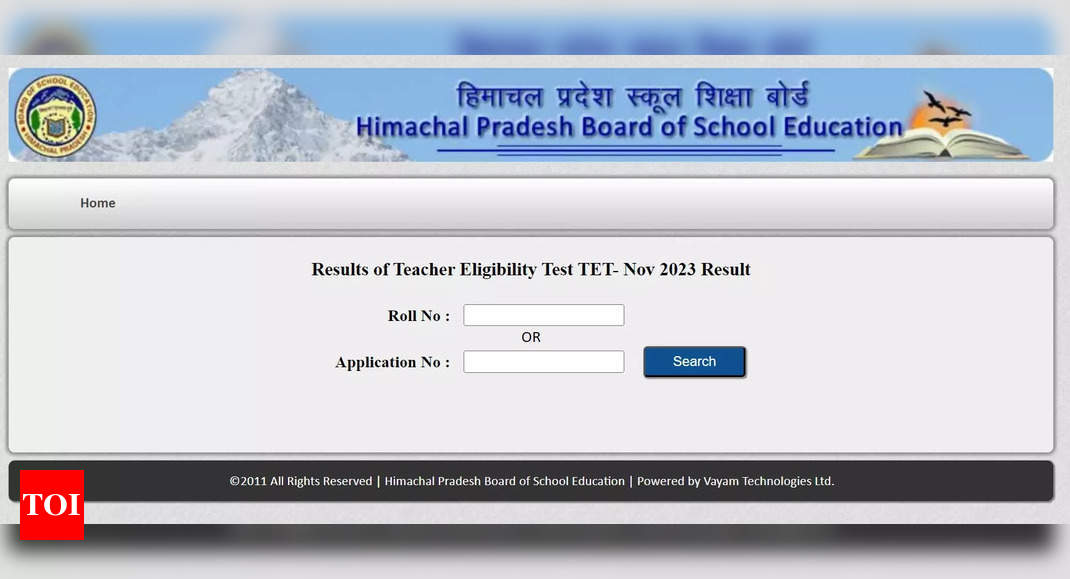 HP TET Result 2023 declared at hpbose.org, direct link here - Times of India