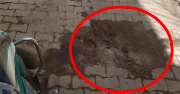 नगर पालिका की गलती का खामियाजा भुगत रहे लोग