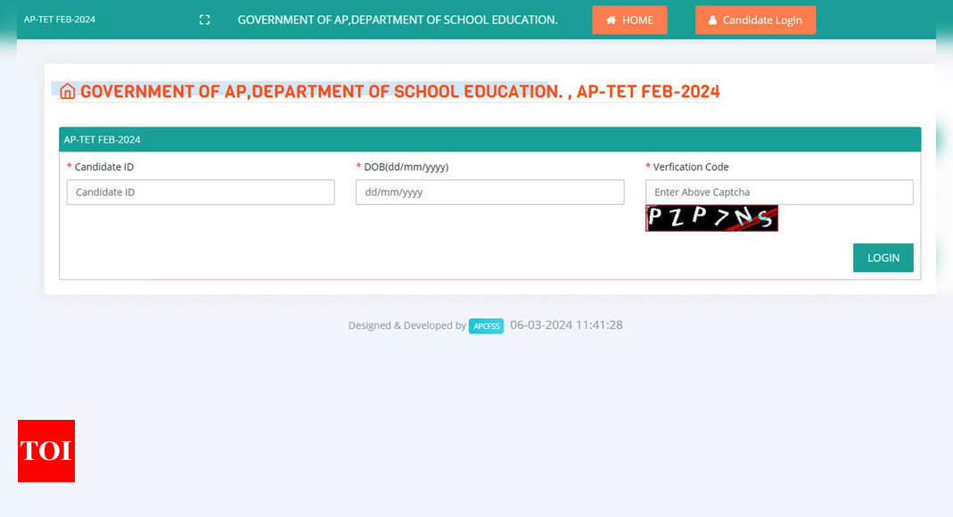 AP TET 2024 answer key released at aptet.apcfss.in; Download here - Times of India