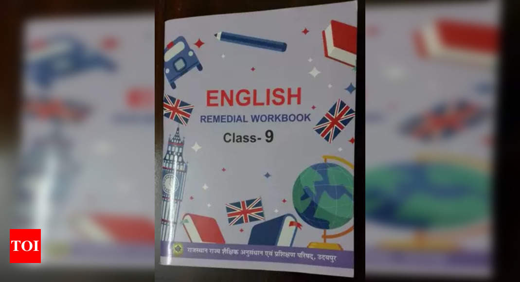 Rajasthan minister orders probe into workbook with UK flag on Cover - Times of India