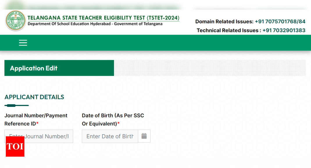 TS TET 2024 registration deadline extended till April 20; application edit begins today, direct link here - Times of India
