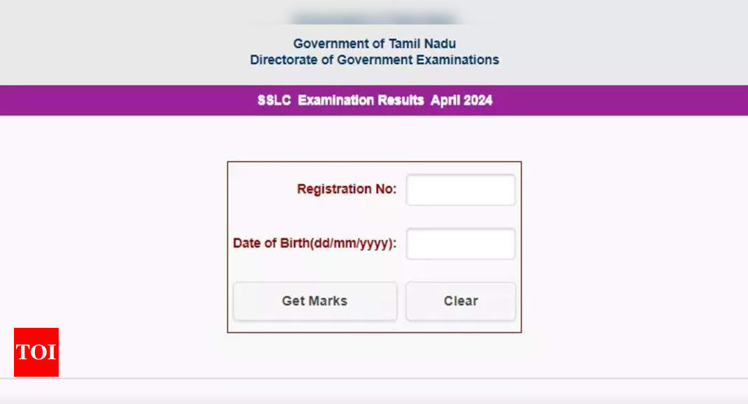 TN SSLC 10th Result 2024 OUT: 91.55% Students Pass, Direct Link to Download at tnresults.nic.in - Times of India