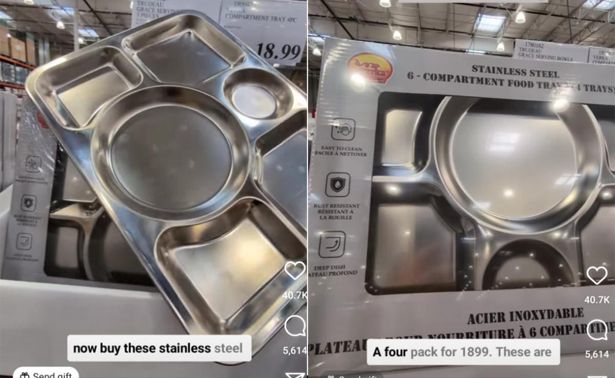 कनाडा के एक सुपरमार्केट में 'इंडियन थाली' को देख इंप्रेस हुए देसी इंटरनेट यूजर