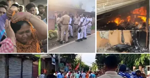 बंगाल में मतदान के दौरान हिंसा, पुलिस ने किया लाठीचार्ज