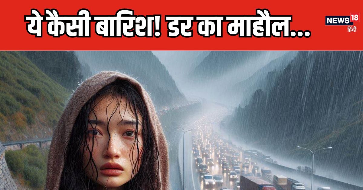 72 घंटे से बरस रहे बादल, एक मिनट को भी नहीं रूके, भारत-चीन बॉर्डर पर भी असर