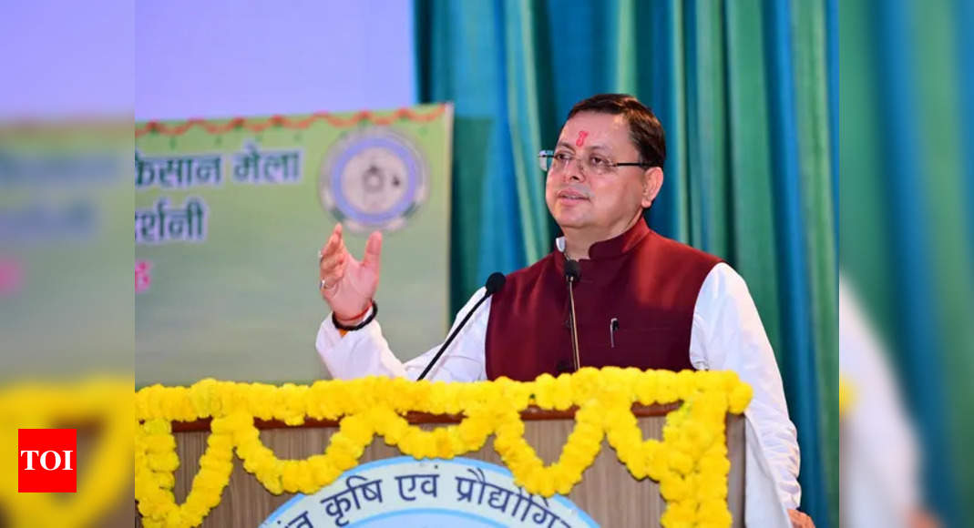 CM Pushkar Singh Dhami Announces ₹60 Lakh Grant, Highlights Educational Reforms at Vidya Bharati Event - Times of India