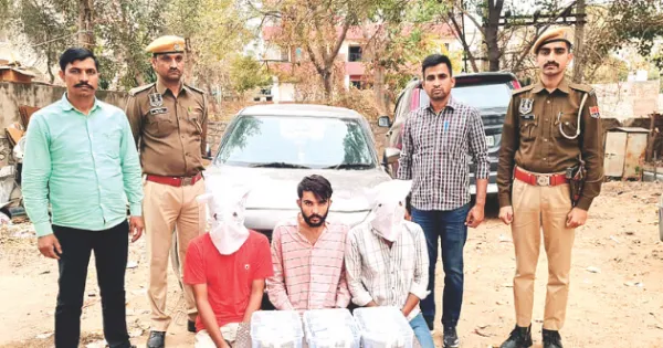23 लाख रुपए की लूट का खुलासा, मुख्य षड्यंत्रकर्ता सहित तीन गिरफ्तार, मोटरसाइकिल सवार दो लोगों से मारपीट कर लूट