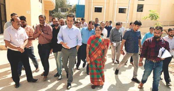  सांसद मंजू शर्मा के साथ जिला कलेक्टर ने स्मार्ट सिटी लिमिटेड की प्रगतिरत परियोजनाओं का किया निरीक्षण