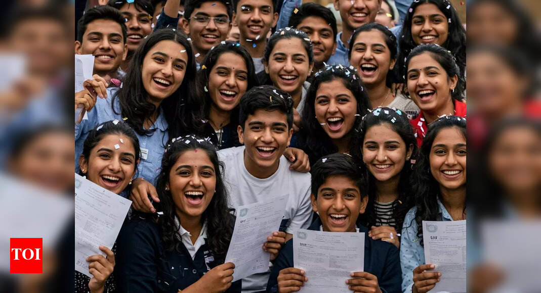 UP Board Class 12th Result 2025 declared: Mahak Jaiswal tops with 97.20%, five students secure second rank - The Times of India