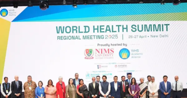 निम्स यूनिवर्सिटी ने की वर्ल्ड हेल्थ समिट की बैठक की मेजबानी, वैश्विक स्वास्थ्य मंच को दी नई दिशा 