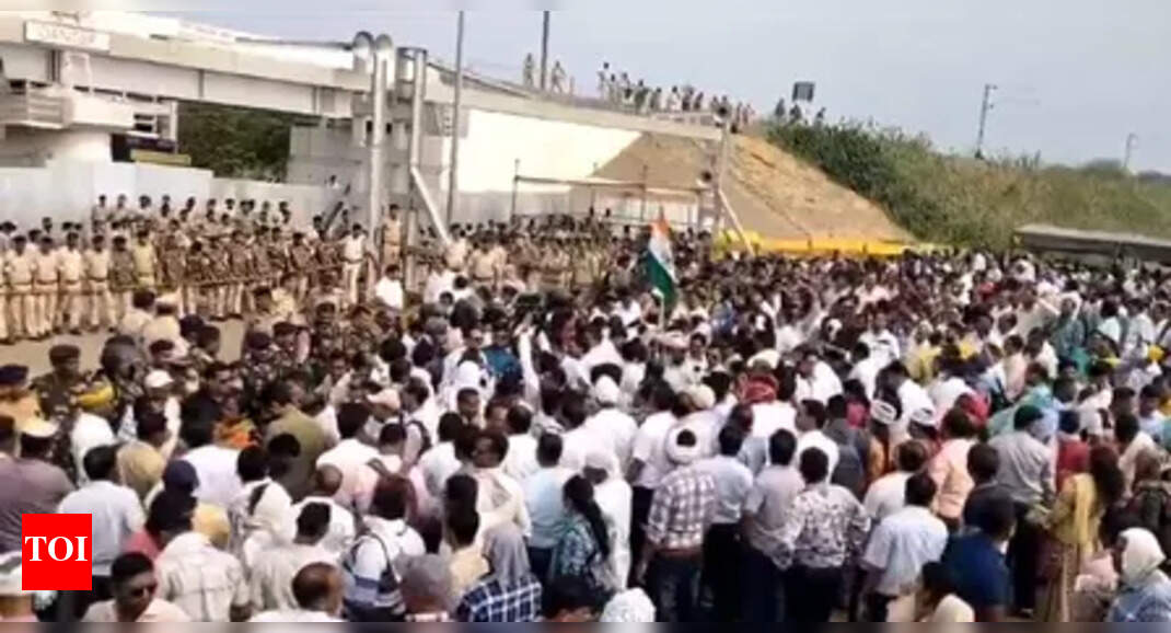 Protests mount as 10,000 teachers oppose education reform in Chhattisgarh amid fears of staff shortage, burnout - Times of India