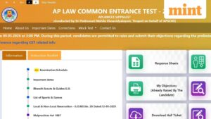 AP LAWCET Result 2026 today: Where and how to check Andhra Pradesh Law Entrance Test rank card | Mint