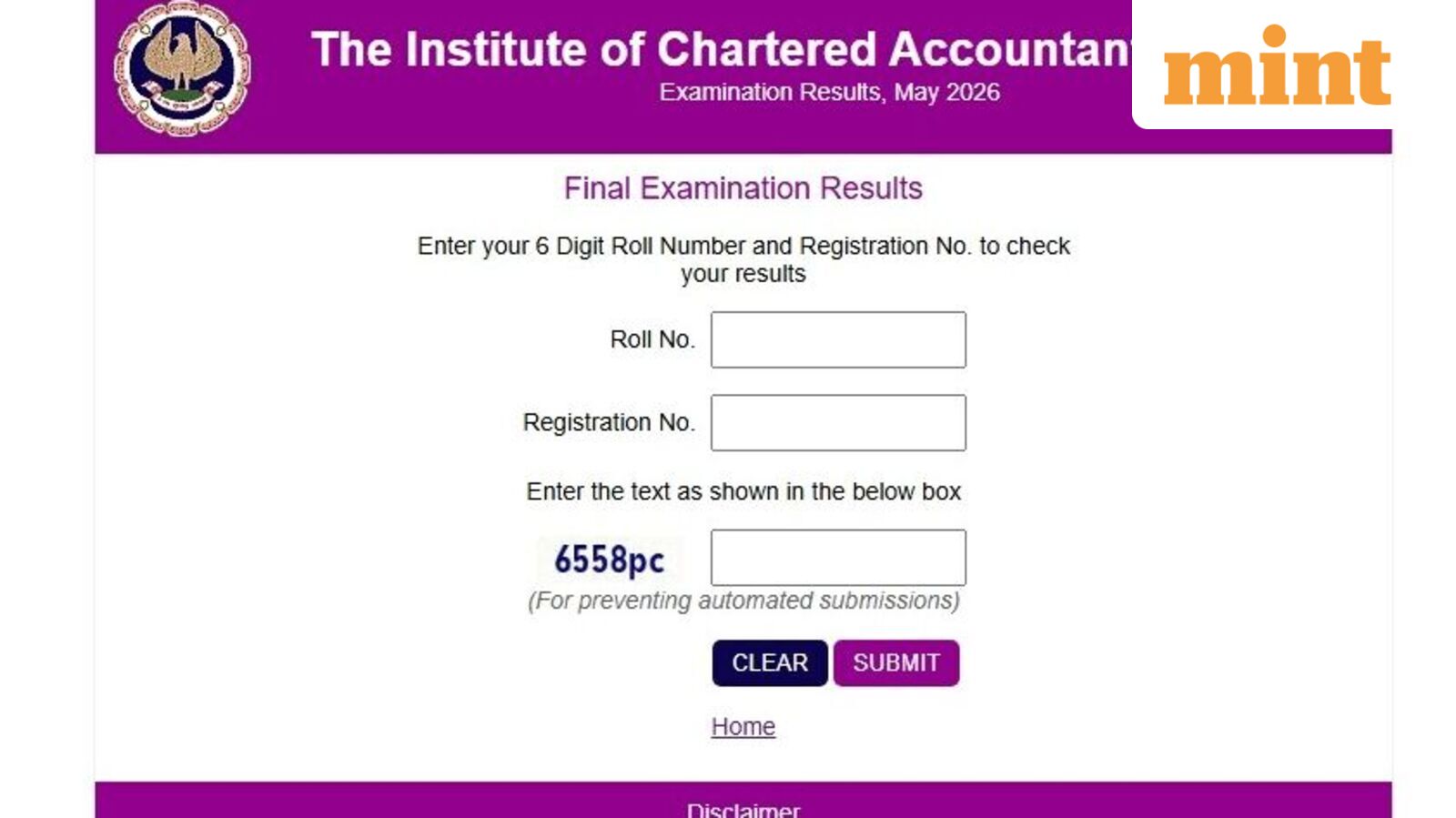 ICAI CA Final Result 2026 Highlights: Results declared! Noor Singla tops exam with 499 marks — How to check scorecard | Mint