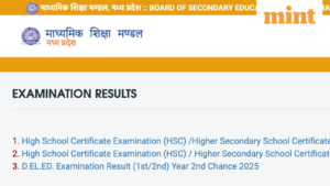 Madhya Pradesh Board Class 10 Second Exam Results 2026 Out; direct link and steps to check | Mint